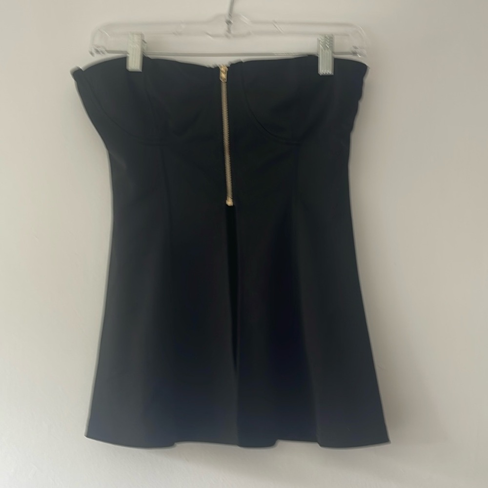 Brand new Klesis sexy black top with belly button slit